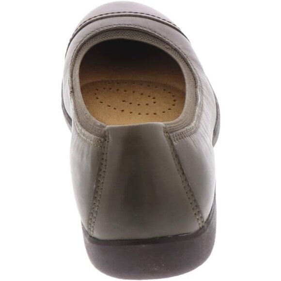 Clarks Womens Slate Leather Closed Pointed Toe Meadow Opal Ballet Flat Shoes - Picture 7 of 7